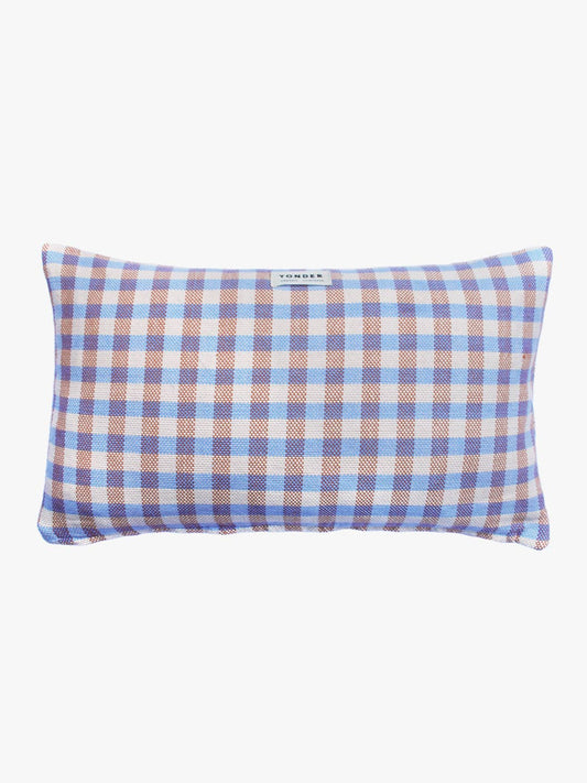 Organic cotton woven cushion cover | Cornflower