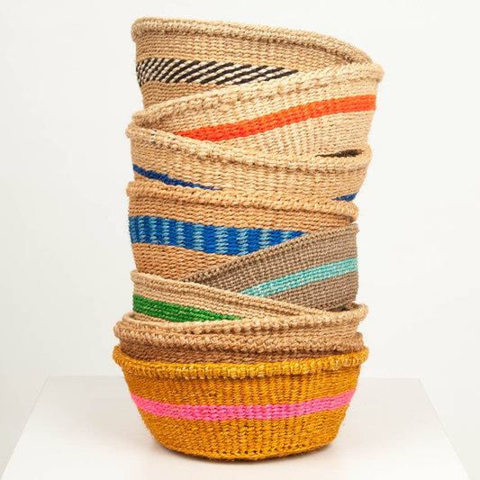 MKATE: unique fine-weave bread basket: multi-coloured